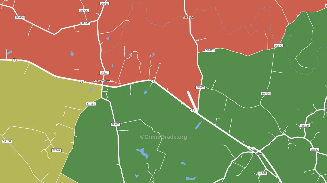 22741, VA Map of Theft Rates