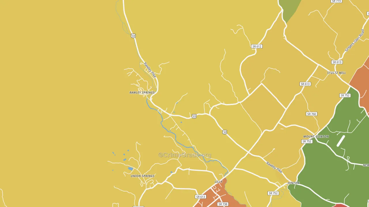 22831, VA Map of Theft Rates