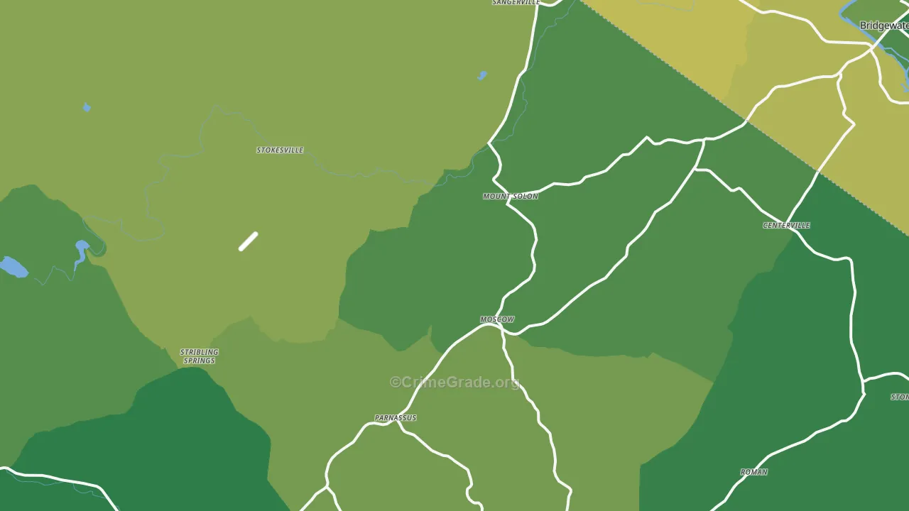 22843, VA Map of Theft Rates
