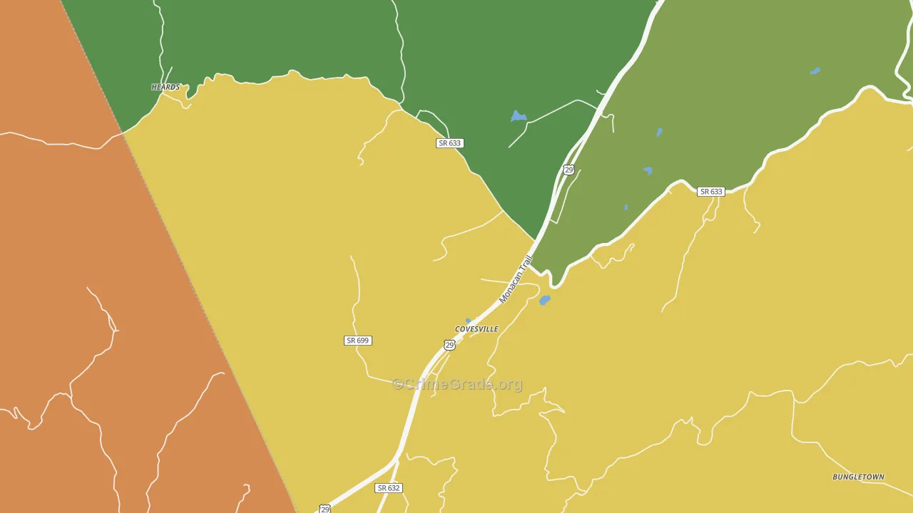 22931, VA Map of Theft Rates