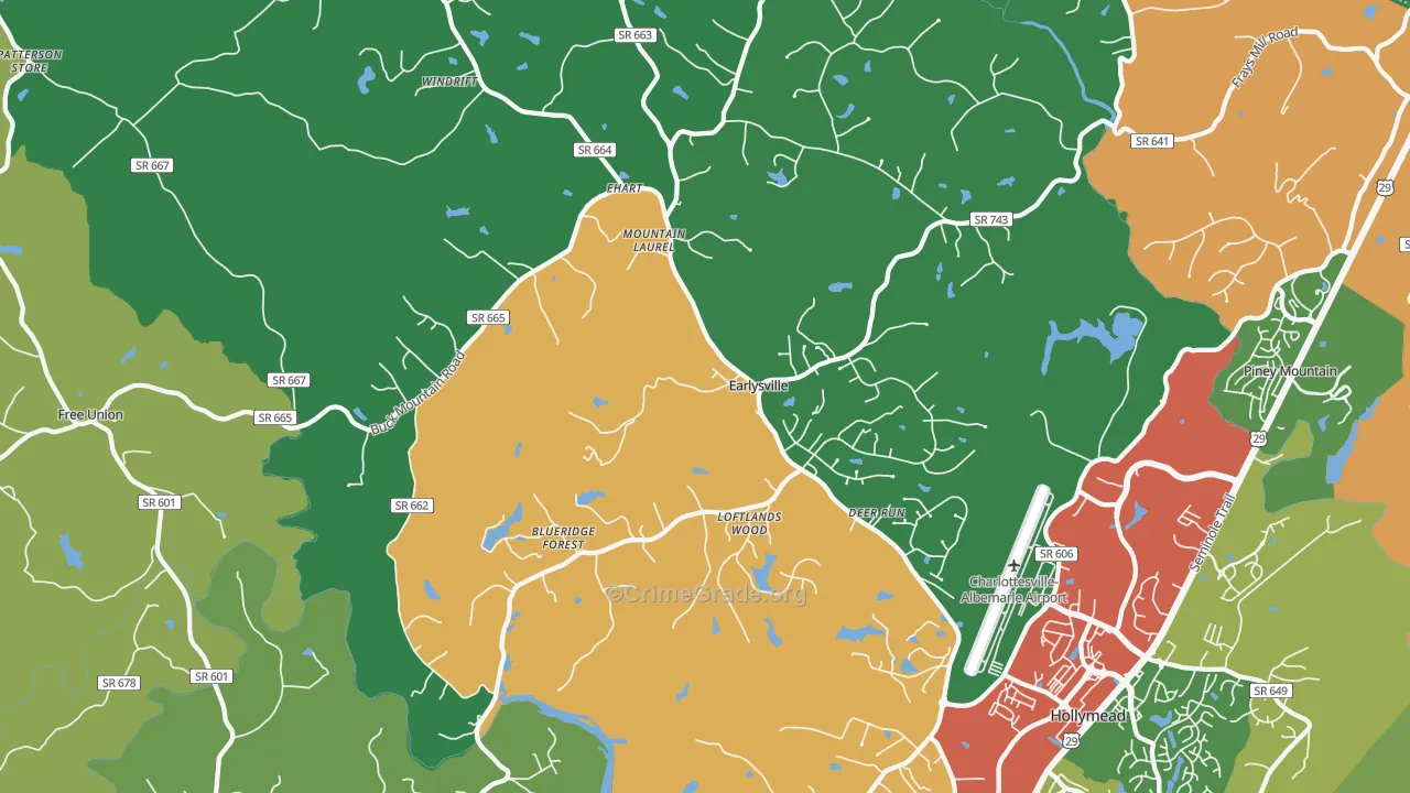 22936, VA Map of Theft Rates