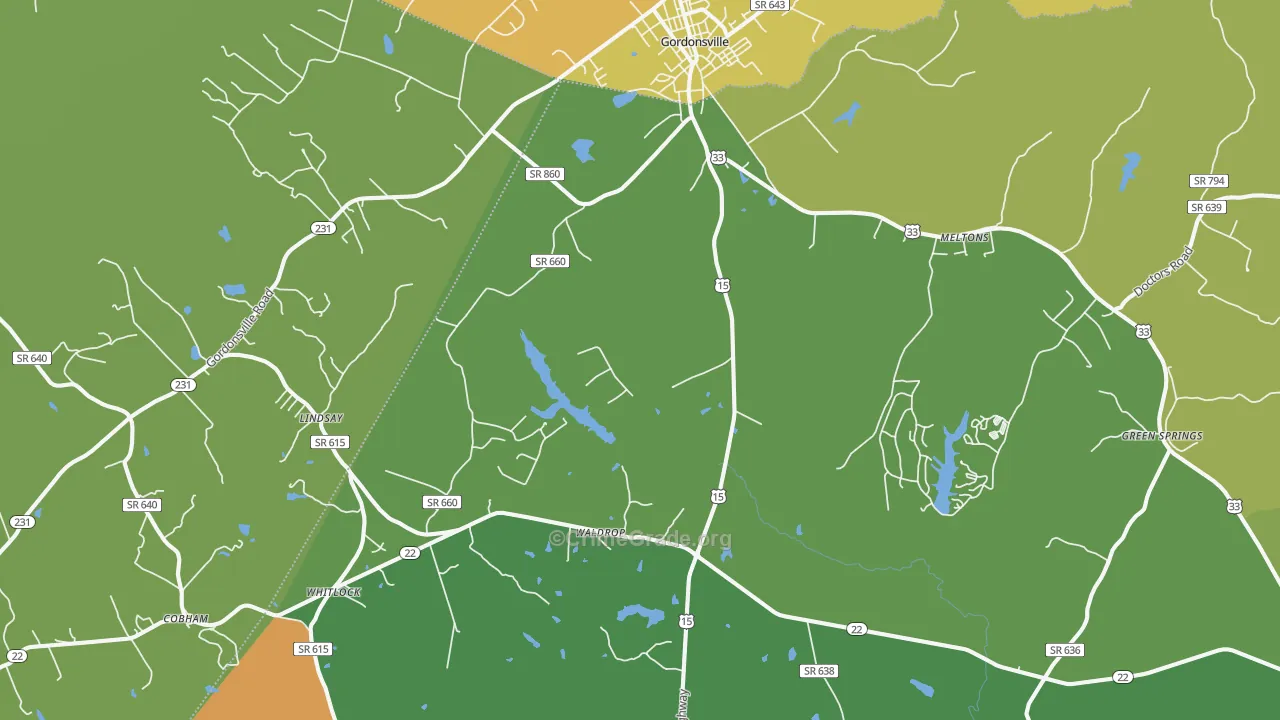 22942, VA Map of Theft Rates