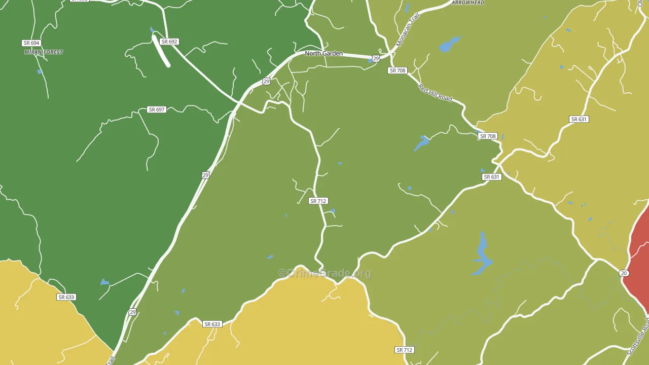 22959, VA Map of Theft Rates
