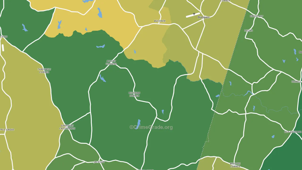 23024, VA Map of Theft Rates