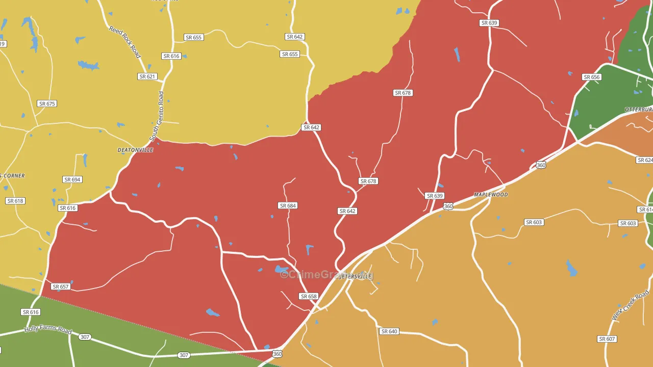 23083, VA Map of Theft Rates