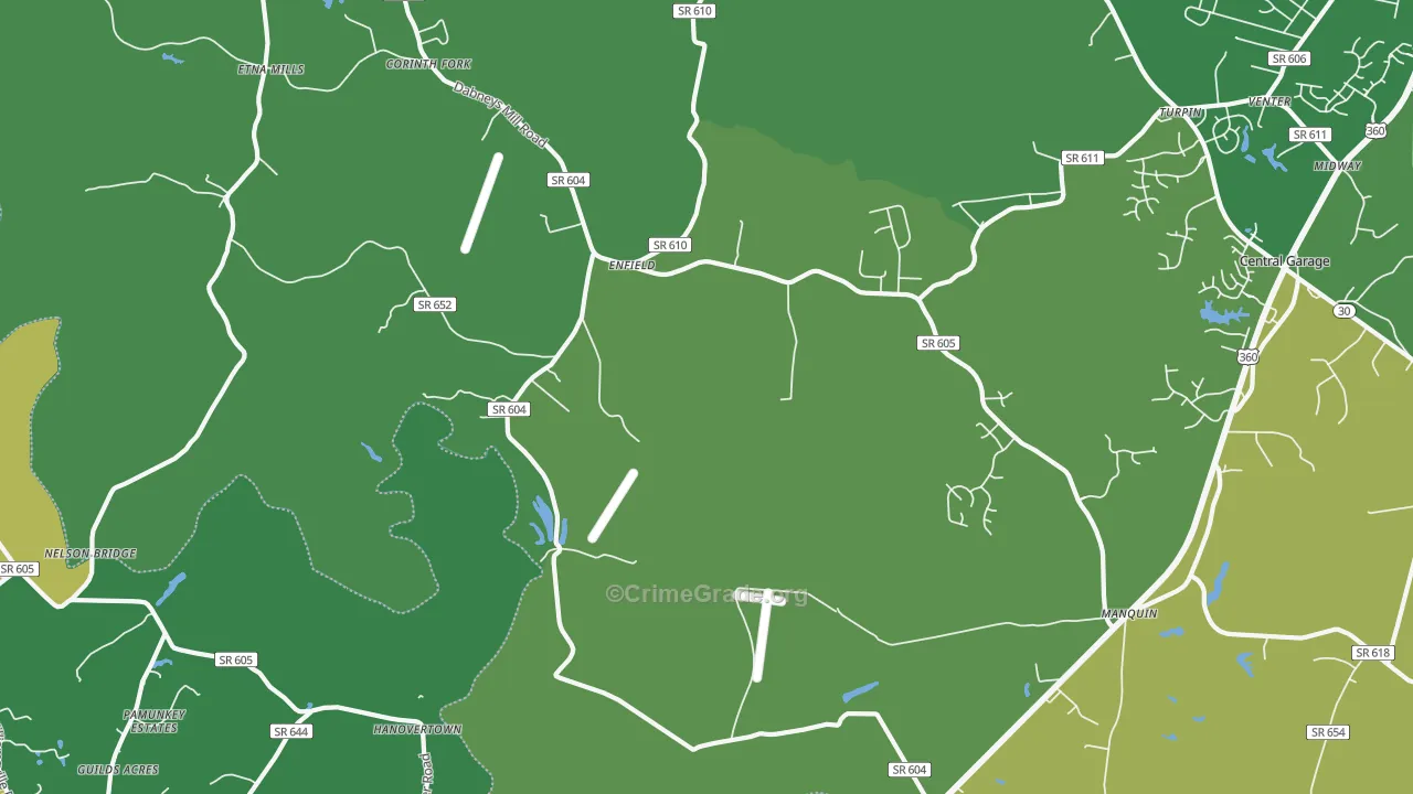 23106, VA Map of Theft Rates