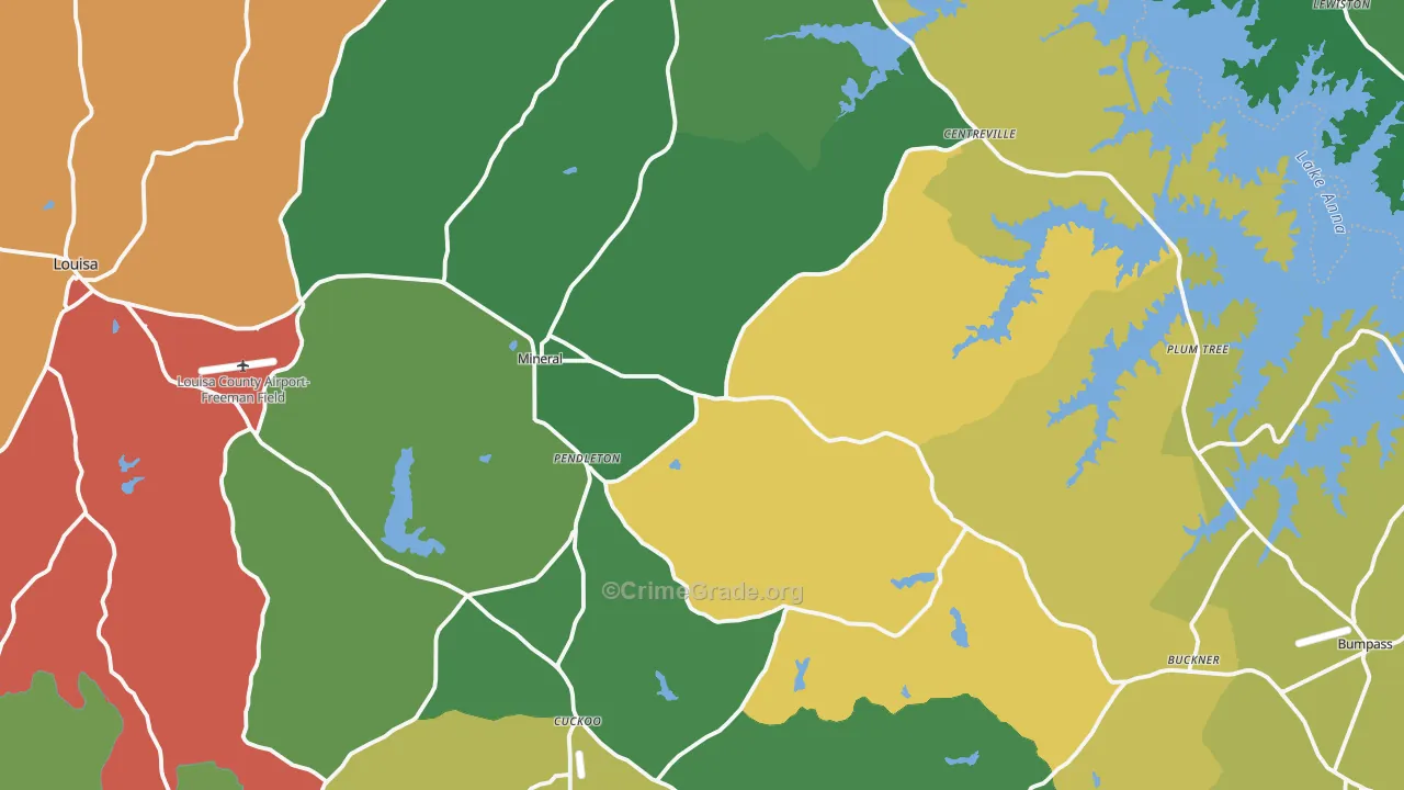 23117, VA Map of Theft Rates