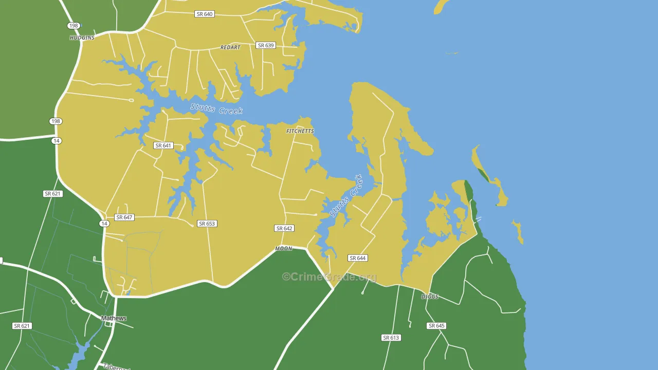 23119, VA Map of Theft Rates