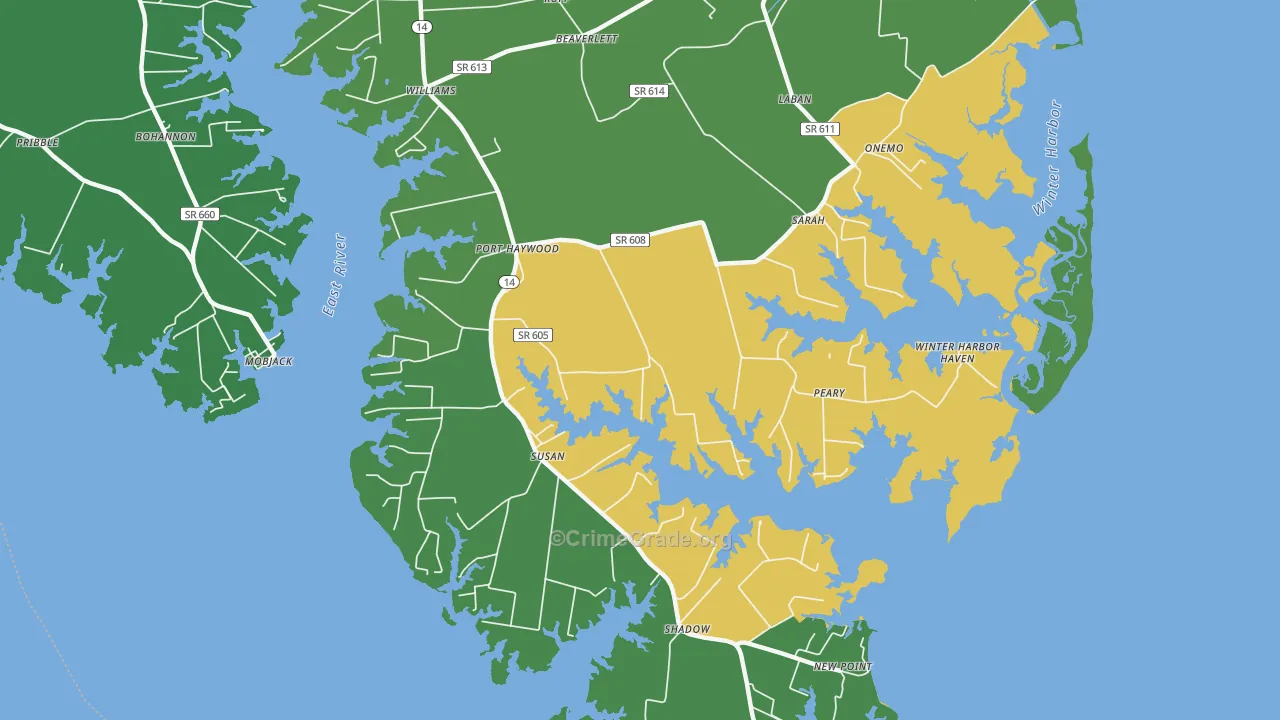 23138, VA Map of Theft Rates