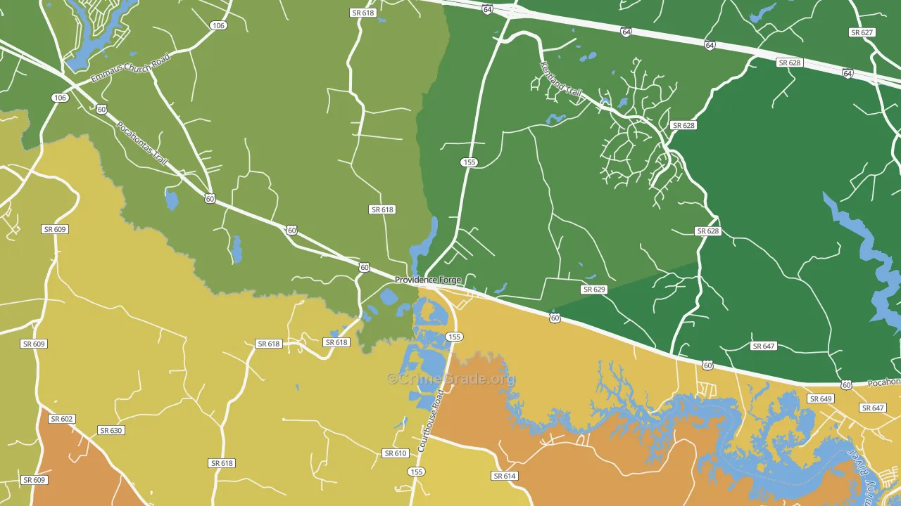 23140, VA Map of Theft Rates