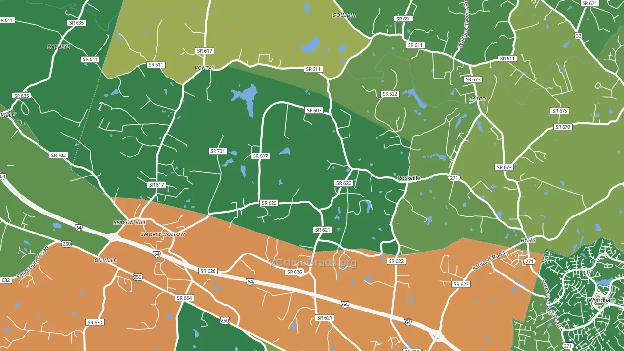 23146, VA Map of Theft Rates