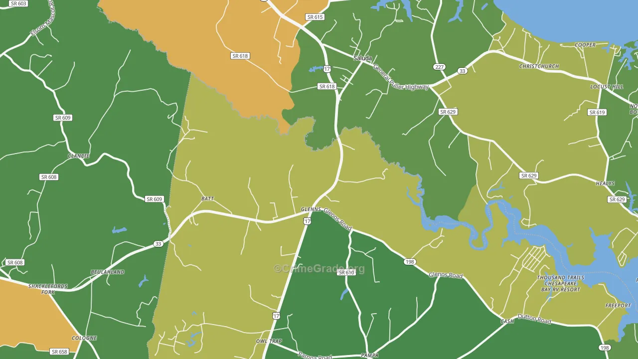 23149, VA Map of Theft Rates