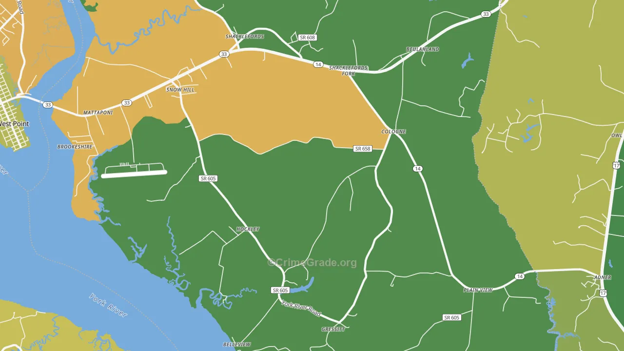 23156, VA Map of Theft Rates