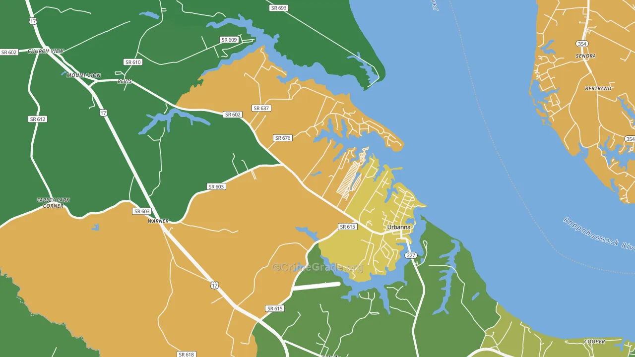 23175, VA Map of Theft Rates