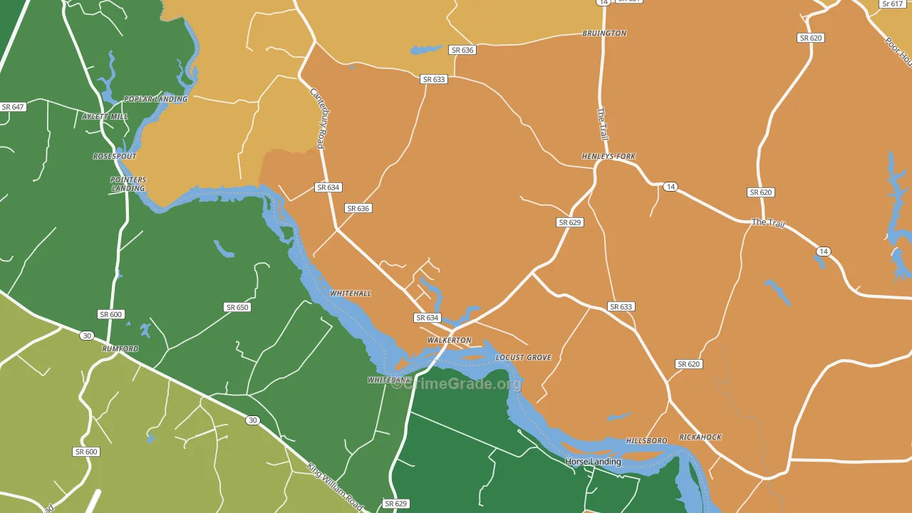 23177, VA Map of Theft Rates