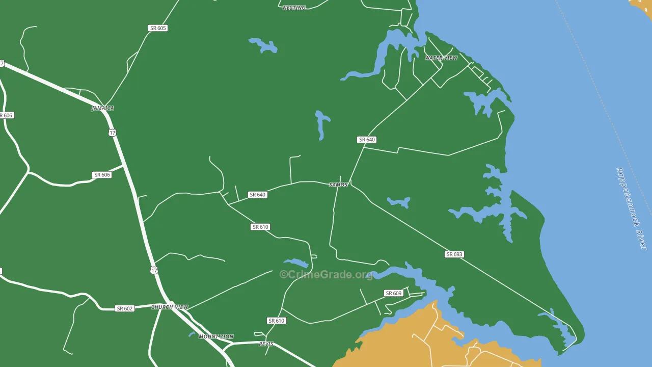 23180, VA Map of Theft Rates