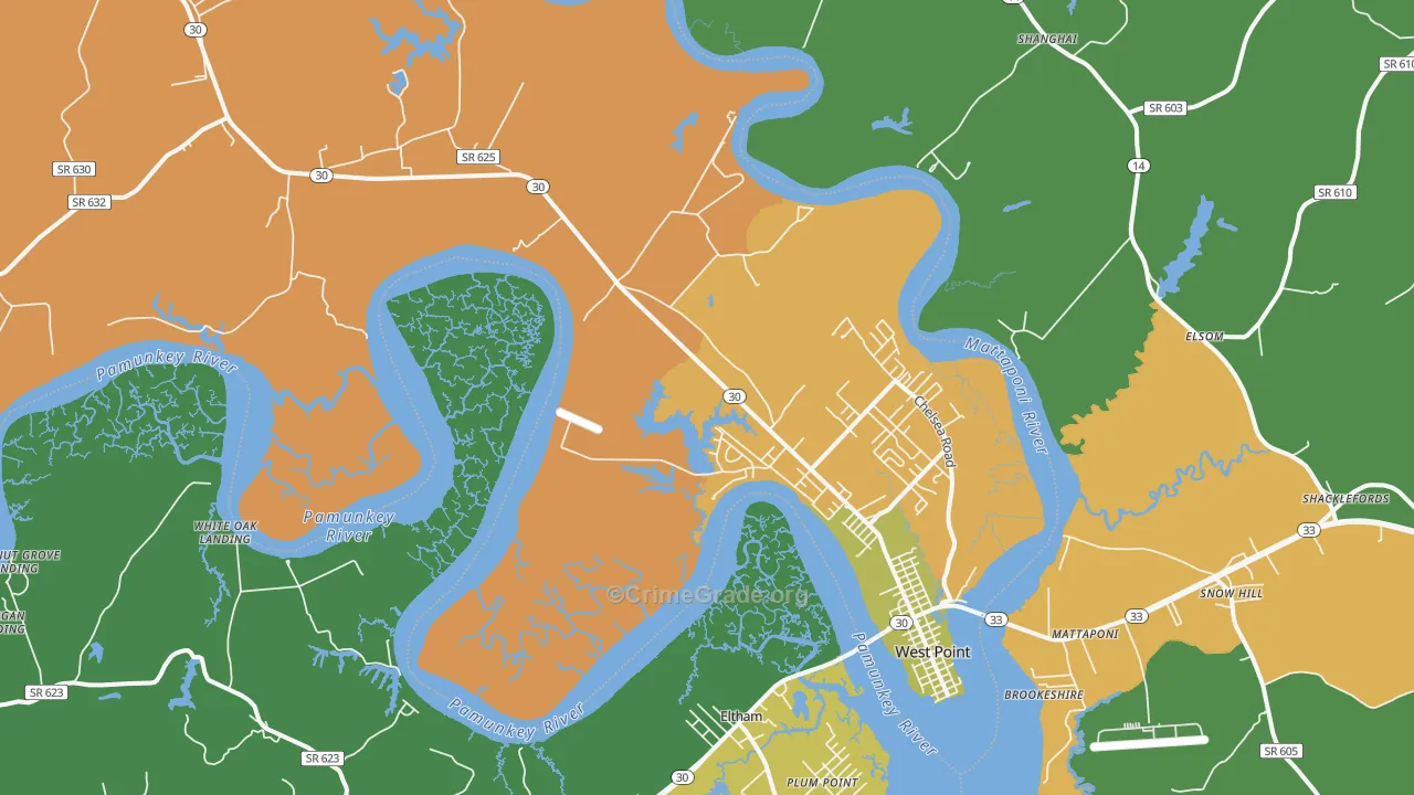 23181, VA Map of Theft Rates