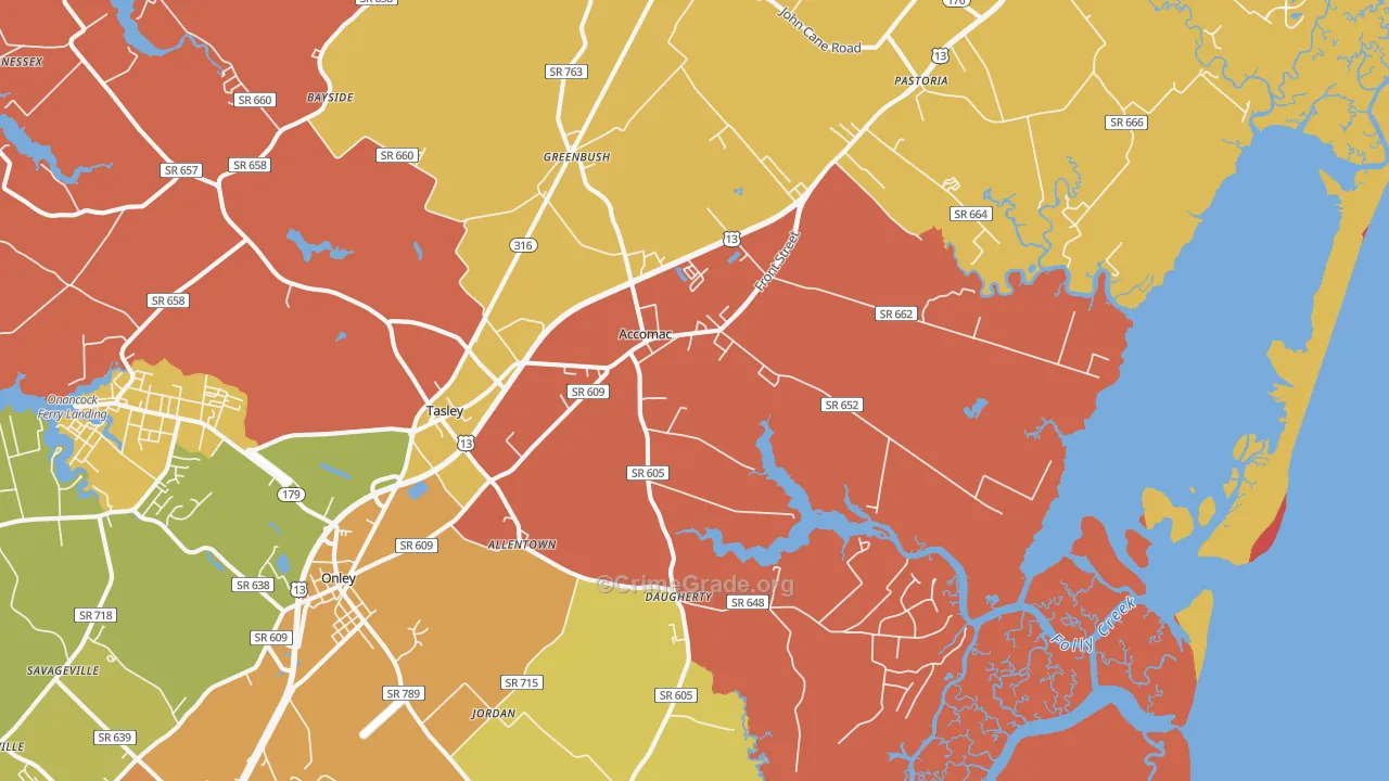 23301, VA Map of Theft Rates