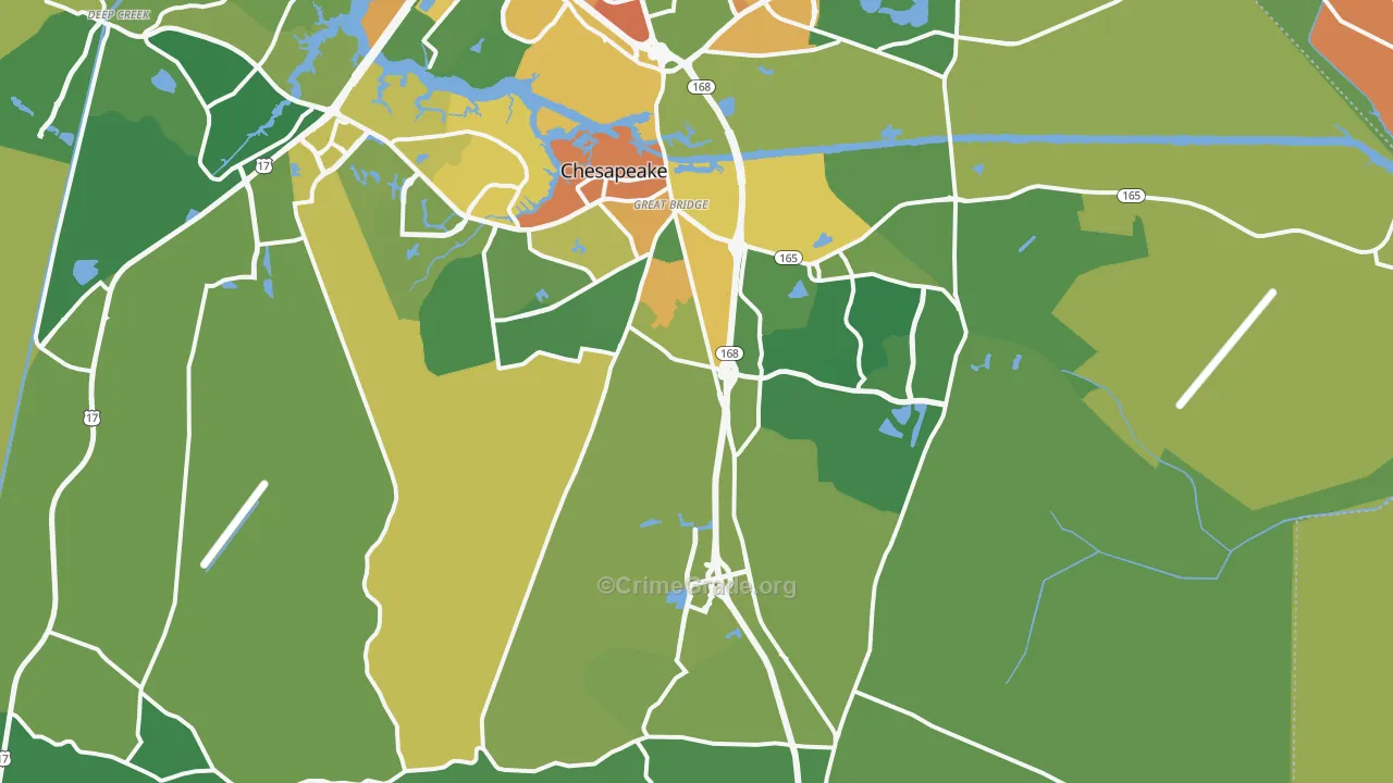 23322, VA Map of Theft Rates