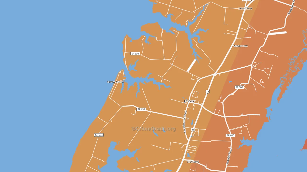 23347, VA Map of Theft Rates