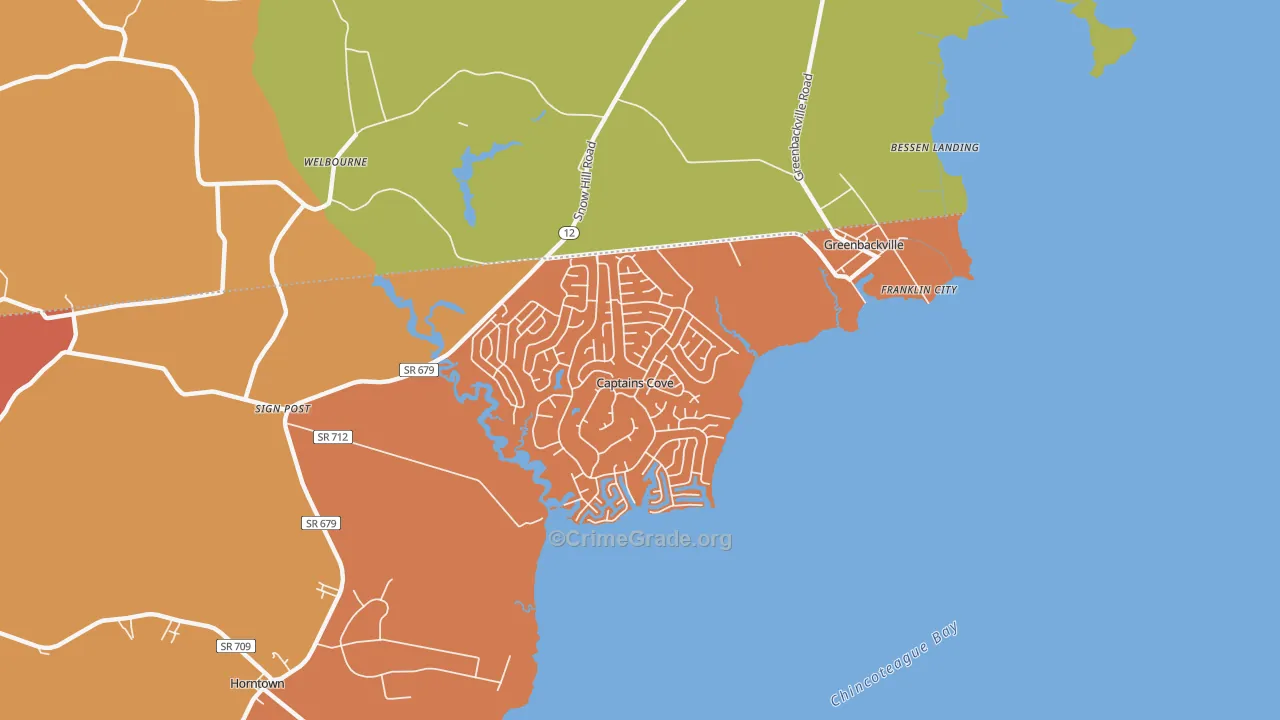 23356, VA Map of Theft Rates