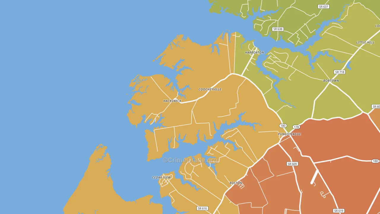23358, VA Map of Theft Rates