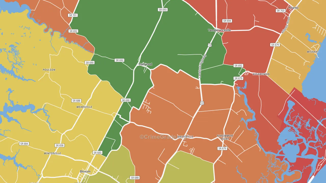 23359, VA Map of Theft Rates