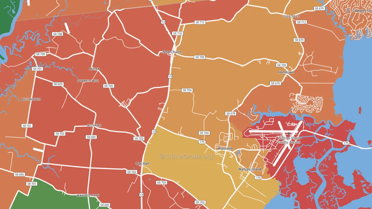 23415, VA Map of Theft Rates