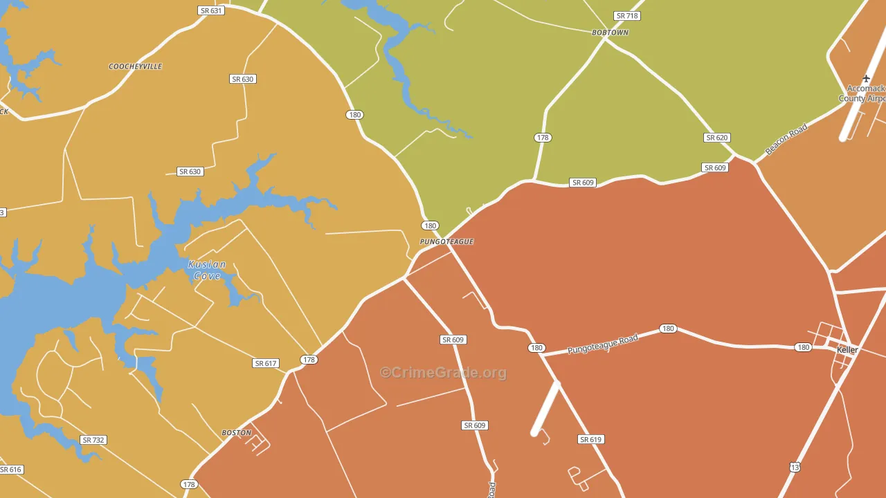 23422, VA Map of Theft Rates