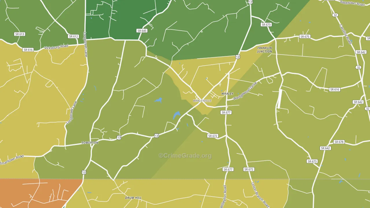 23438, VA Map of Theft Rates