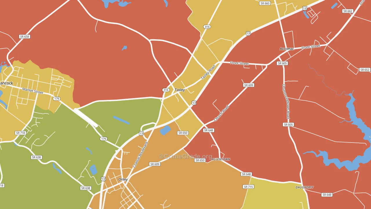 23441, VA Map of Theft Rates