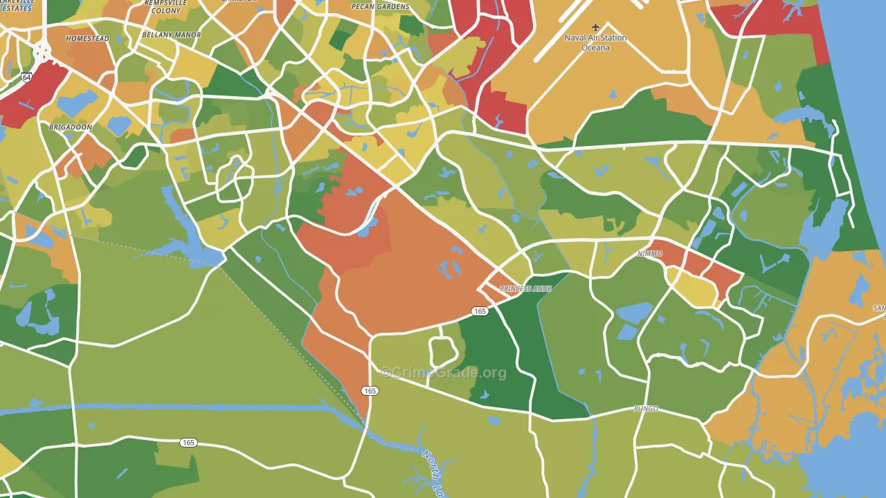 23456, VA Map of Theft Rates