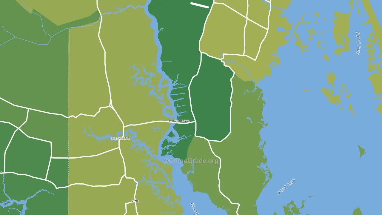 23457, VA Map of Theft Rates