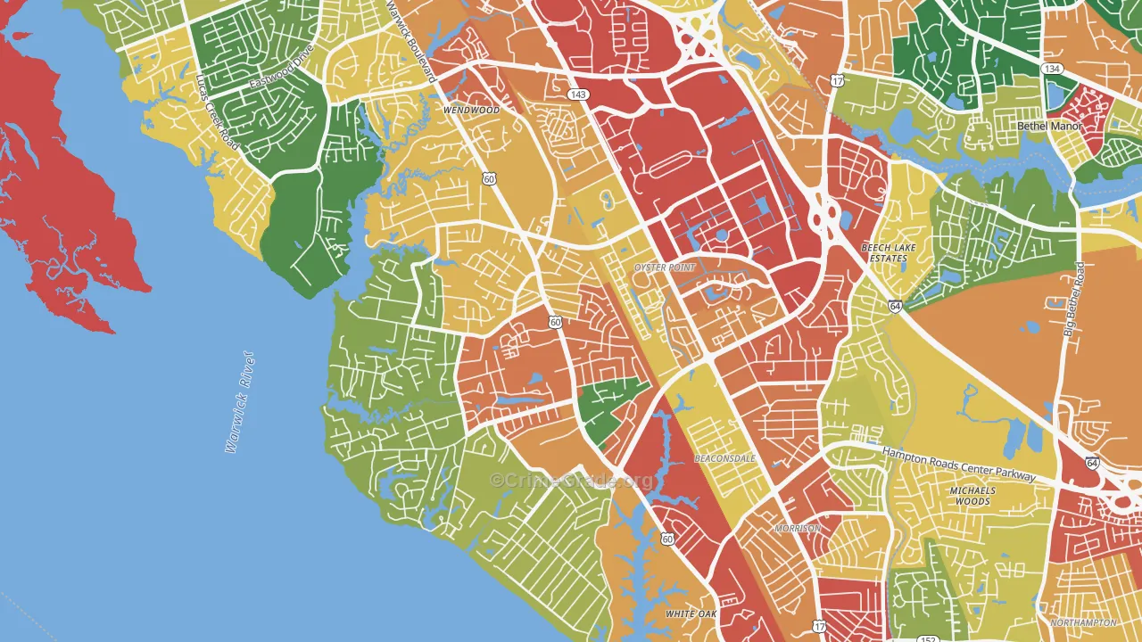 23606, VA Map of Theft Rates