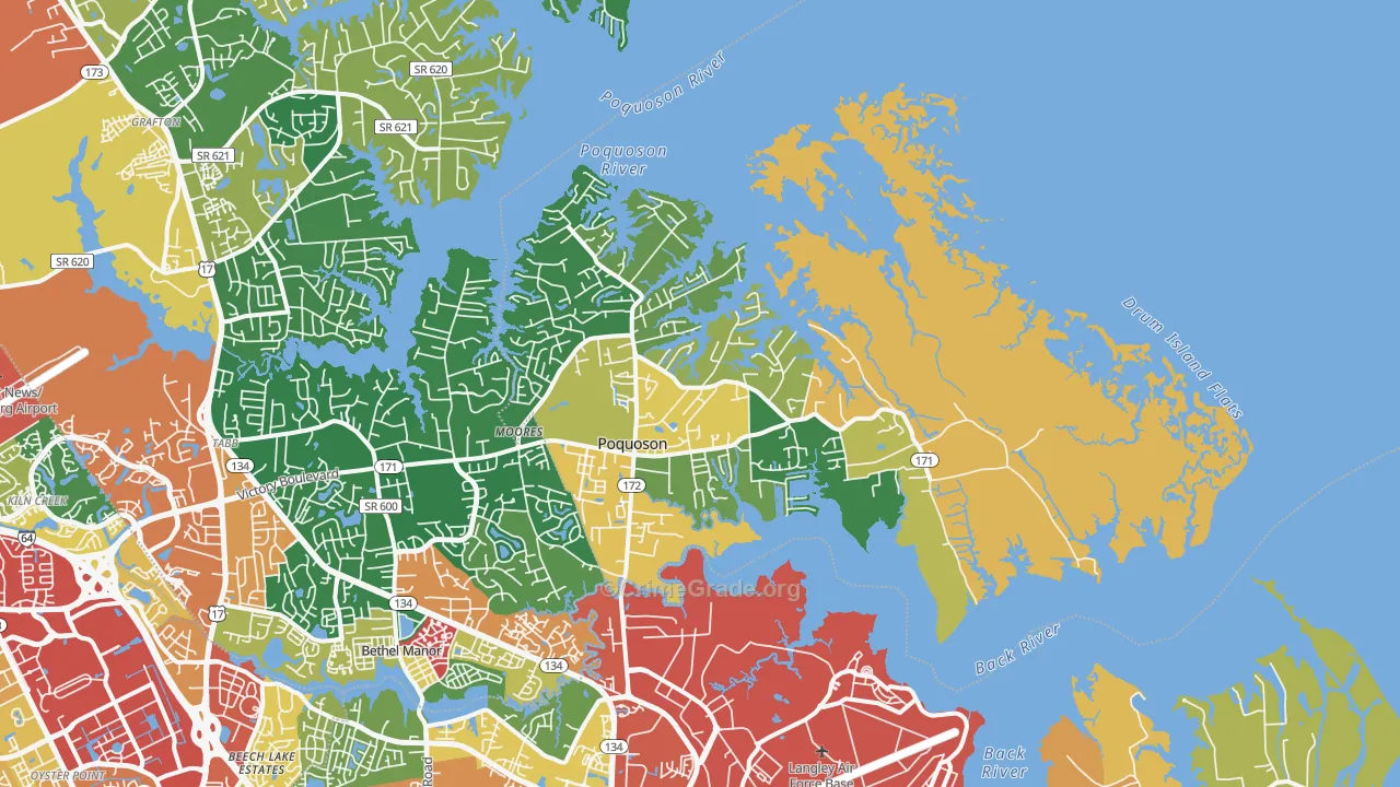 23662, VA Map of Theft Rates