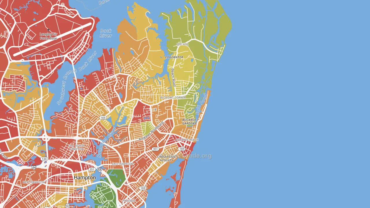 23664, VA Map of Theft Rates