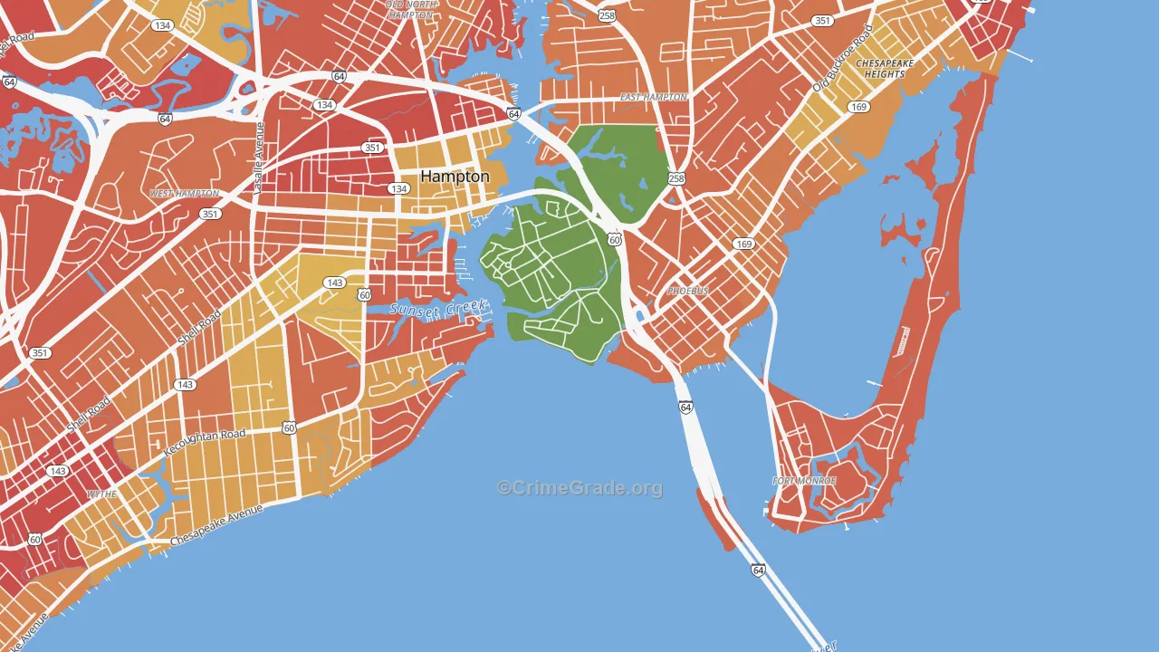 23667, VA Map of Theft Rates
