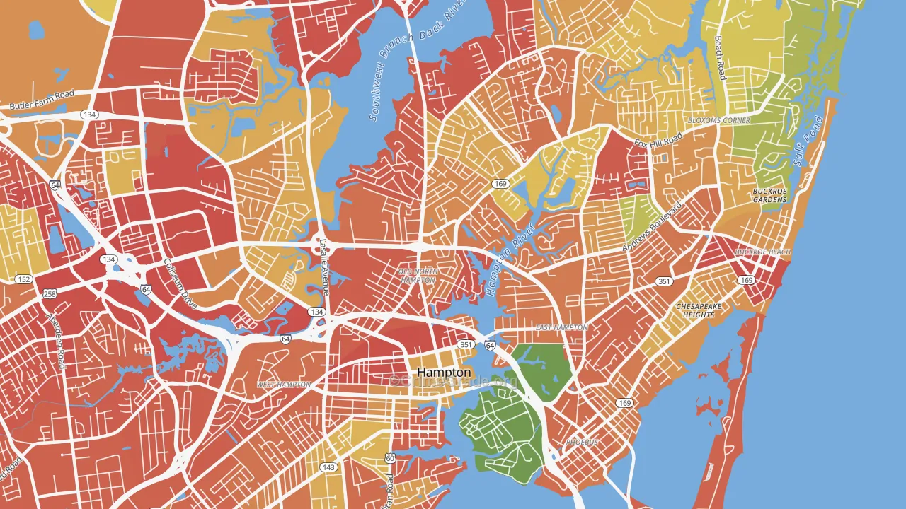 23669, VA Map of Theft Rates