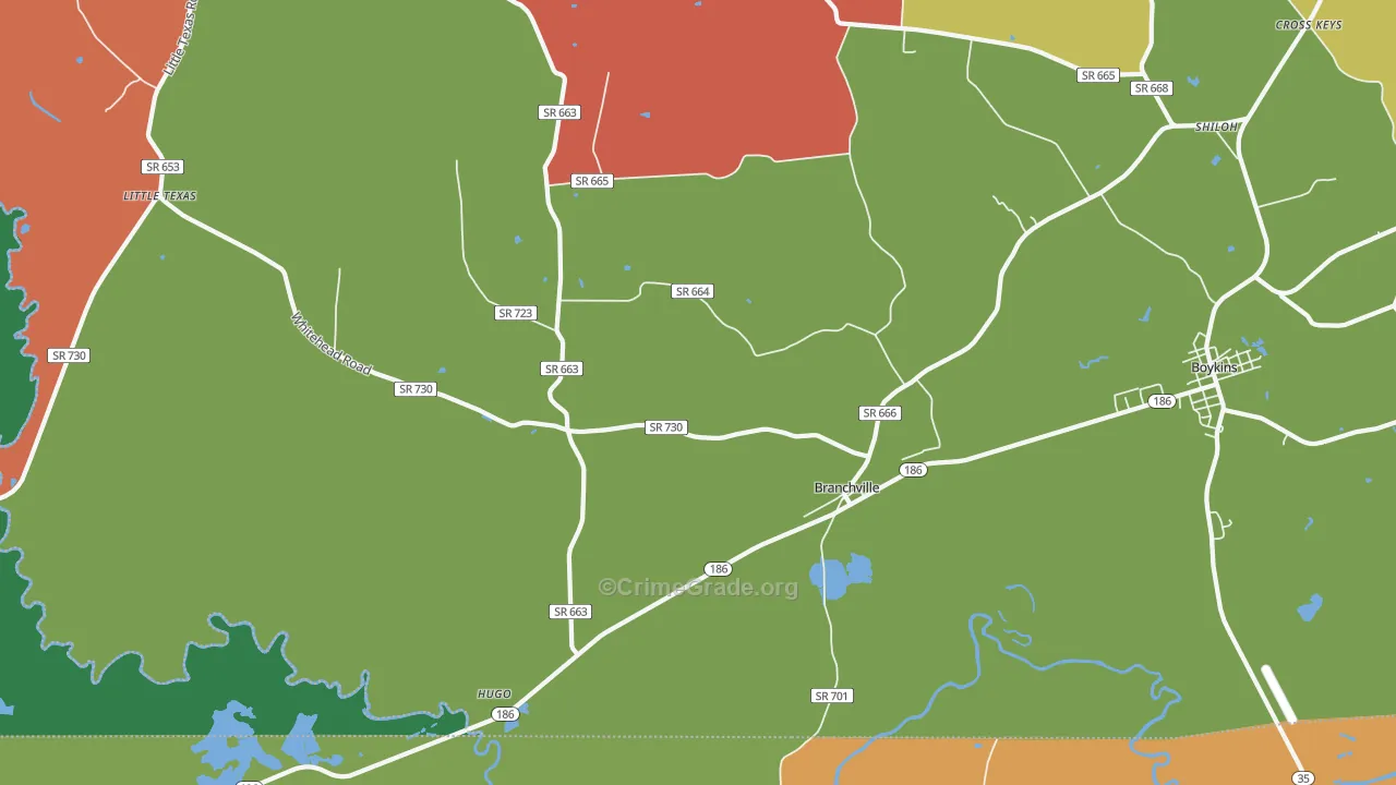 23828, VA Map of Theft Rates
