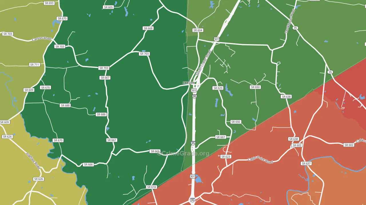 23830, VA Map of Theft Rates