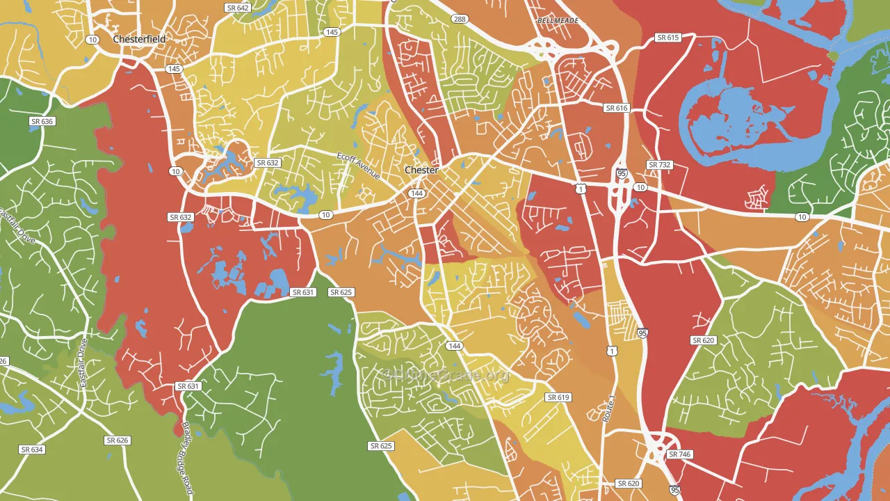 23831, VA Map of Theft Rates