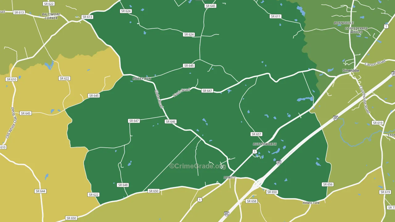 23840, VA Map of Theft Rates