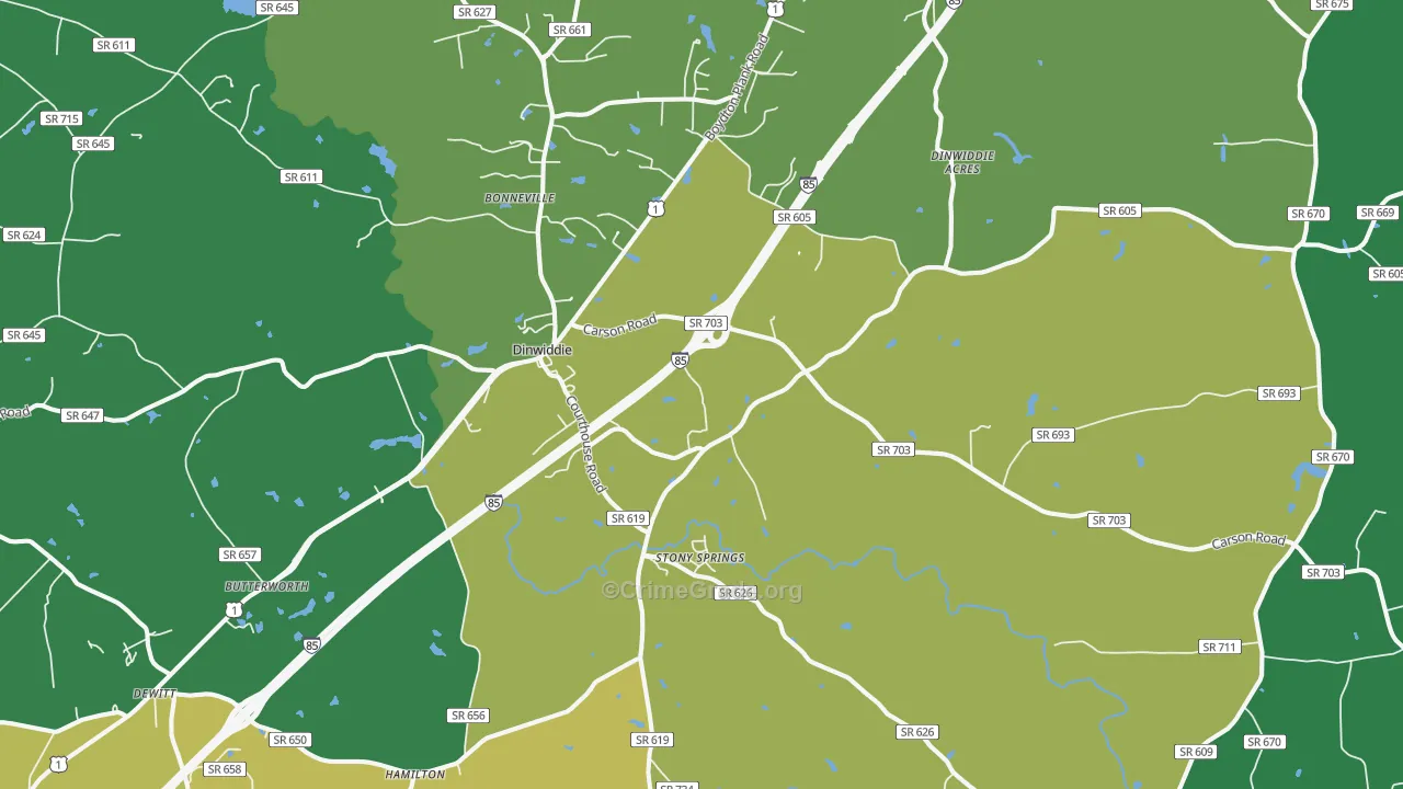 23841, VA Map of Theft Rates