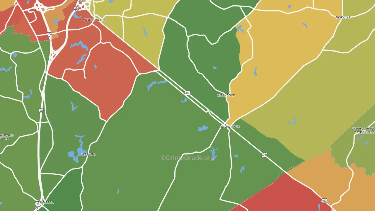 23842, VA Map of Theft Rates