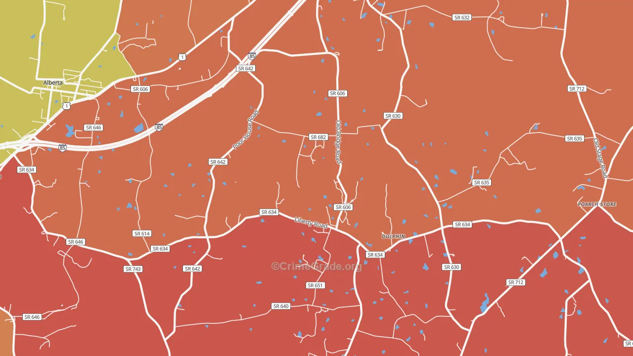 23843, VA Map of Theft Rates