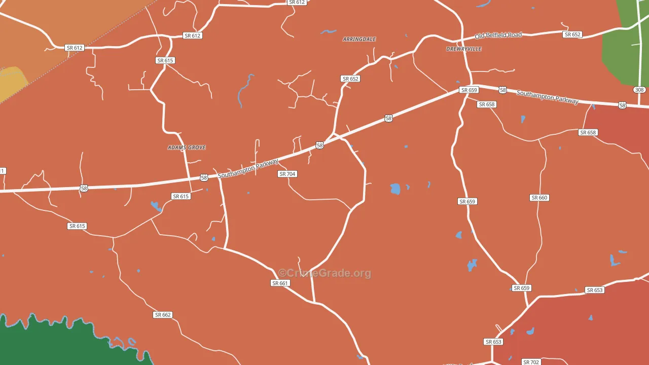 23844, VA Map of Theft Rates