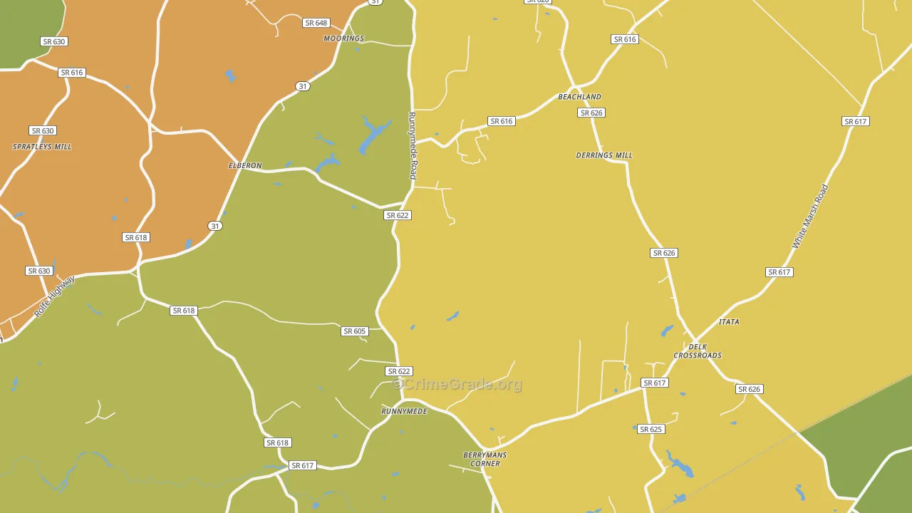23846, VA Map of Theft Rates