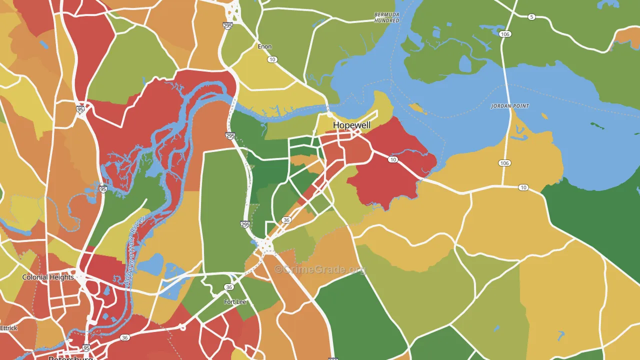 23860, VA Map of Theft Rates