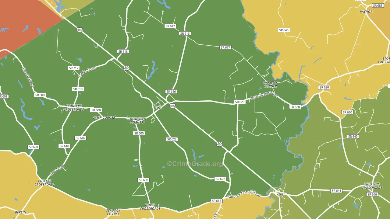23866, VA Map of Theft Rates