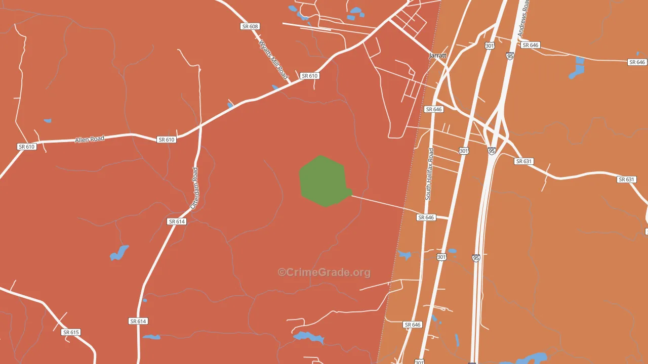 23870, VA Map of Theft Rates
